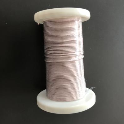 China 0.08 * 105 Stranded Copper Litz Wire High Frequency Ustc Silk Covered Insulated Wire for sale