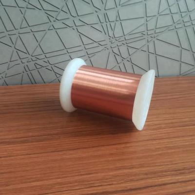 China Awg 54 0.016mm Super Thin Self Bonding Enamel Copper Wire Soderable Magnet Wire for sale