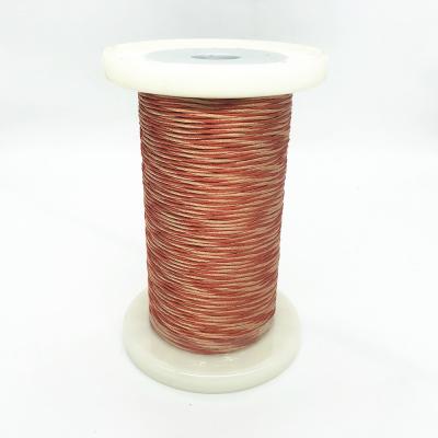 China 38 AWG 0.1mm * 220 Strands Copper Litz Wire High Voltage for sale