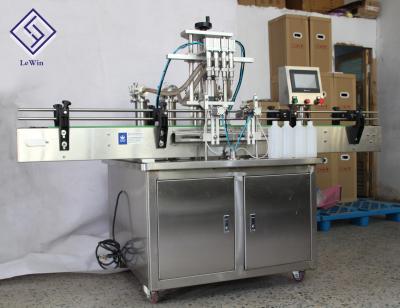 China tipo linear principal de la máquina de rellenar 4 automáticos de los pasteles 3600Bottles/H en venta