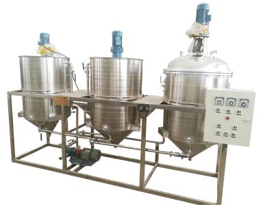 China Three Tanks Oil Refinery Equipment , Palm Oil Refining Machine High Performance for sale