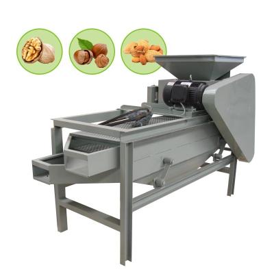 China Almond Shucking Vibrating Screen Machine 400kg/H Capacity 2.2kw Power for sale