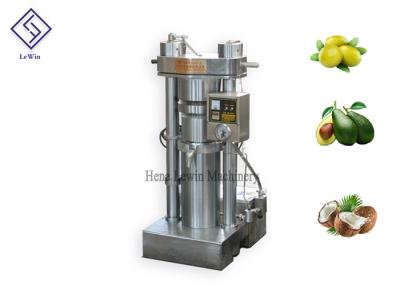 China Upright Column Cold Press Oil Expeller Machine Hydraulic Oil Extractor For Avocado for sale