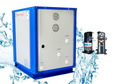 China Copeland Scroll 19KW Geotermal Heat Pump Water Water Floor Heating for sale