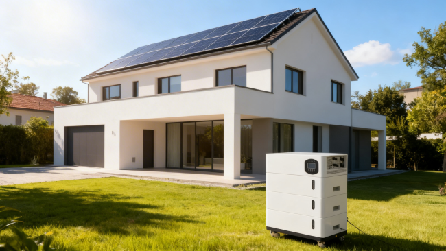 home solar battery storage installation system in Europe