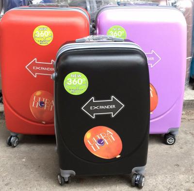 China Poliéster ABS Caixa dura de bagagem leve resistente a choques Unisex à venda