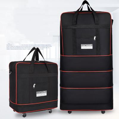 China Telescopic Handle Large Capacity Luggage Briefcase On Wheels Shockproof for sale