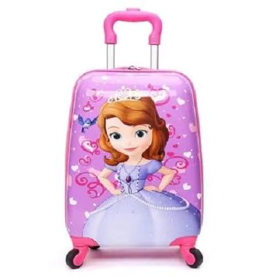 China Multiscene Large Childrens Pink Suitcase Moistureproof Polyester Material for sale