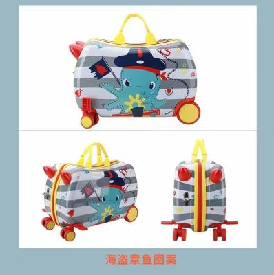 China Sustainable Innovative Kids Cartoon Luggage For Little Trailblazers for sale