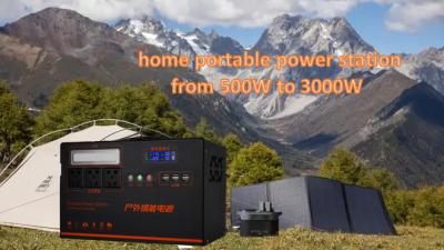 China Usb Portable Solar Power Bank 500w / 600w Fire Emergency for sale
