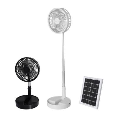 China Ip20 5.5w 5200mah Battery Solar Portable Fan For Camping for sale