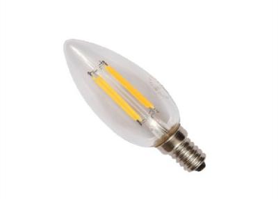 China ECO Friendly LED Filament Candle Bulb 2W Energy Saving AN-DS-FC35-2-E27-01 for sale