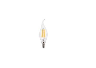 China Bulbo do diodo emissor de luz do filamento C35 2 watts com cauda, PCes de vidro dos bulbos do filamento do vintage 4 à venda