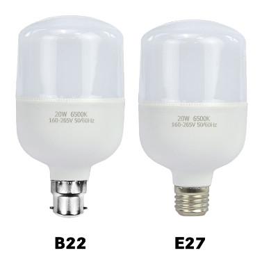 Chine 5w - 50w a mené le type le type bas 2700 de l'ampoule Smd2835 E27 de T - la température de couleur 6500k à vendre
