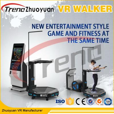 China Black Amusement Park Virtual Reality Treadmill With Free Shooting Games for sale