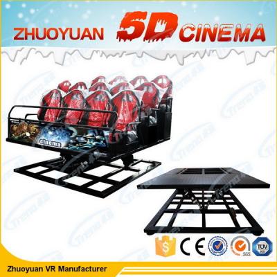 China Red Supermarket Motion Virtual Reality Simulators With 5D Movie Experience for sale