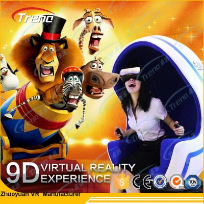 China Simulador azul da realidade virtual da máquina do ovo com plataforma de gerencio de 360 graus à venda