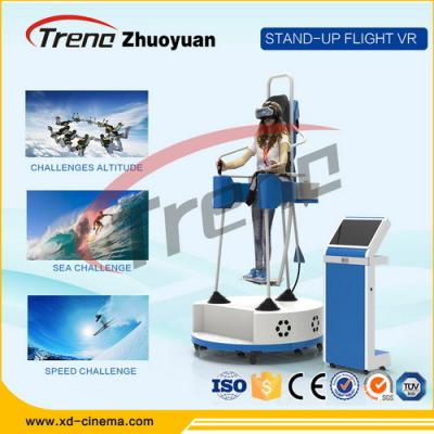 China Amusement Park Video Game Virtual Reality Gaming Devices With 360 ° Rotating Platform for sale