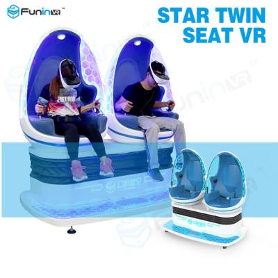 China Luxury Cabin 9D Virtual Reality Cinema / VR Motion Ride simulator For Theme Park for sale