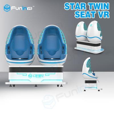 China Star Twin Seat 9D Virtual Reality Cinema Simulator For Kids Park for sale
