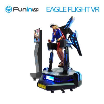 China 0.5KW 720 Degre Stand Up Flight VR Simulator / Virtual Reality Machine for sale