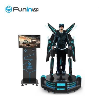 China 1260*1260*2450mm 9D VR Eagle Flight Cinema Simulator 2.0kw+200 Kg VR 360 Flying Game Machine For Amusement Park for sale