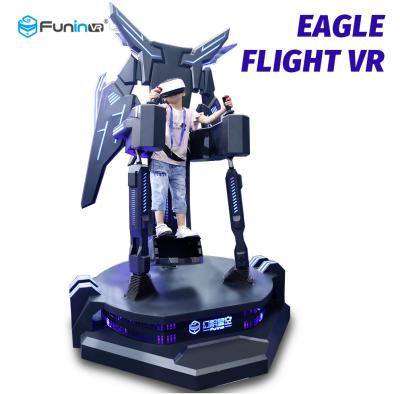 China Sheet Metal VR Flight Simulator / Eagle Flight VR Standing Platform With 360 Degree for sale