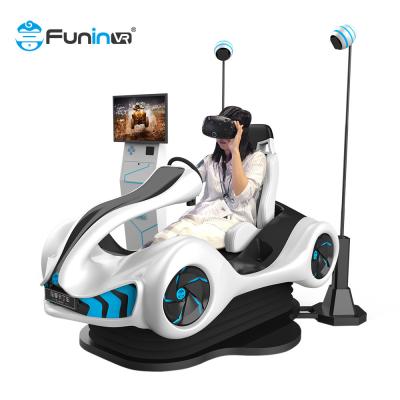 Chine siège unique 9d VR emballant la plate-forme électrique de jeux interactifs de simulateur du kart 9D VR à vendre