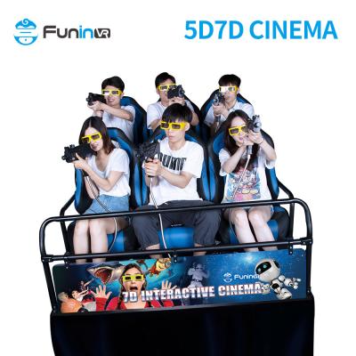 China movimento material do filme do teatro do cinema do simulador 3D 4D 5D 6D do cinema do metal 7D Cineme 5D à venda