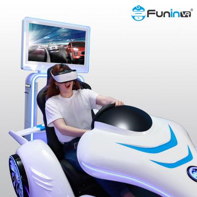 Chine Moto emballant le simulateur VR emballant la machine dynamique de jeu de la plate-forme VR de simulateur du kart 9d Vr à vendre