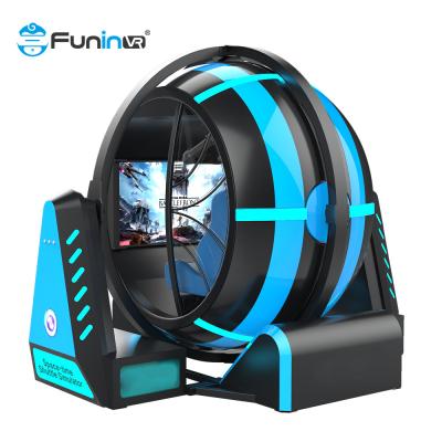 China VR Theme Park Equipment 720 Rotation Immersive Roller Coaster 2 Player 9D VR Arcade Machines Simulator for sale