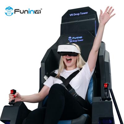 China 9D Virtual Reality VR Drop Tower Steel Metal 9D Machine 9D VR Simulator for sale