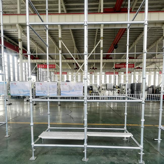 Cuplock Scaffolding System in use