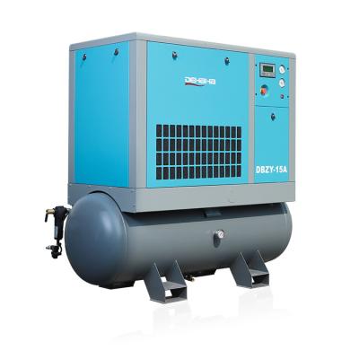 China Portable 11kW Combined Screw Air Compressor 15 Hp De Ar For Fiber Laser for sale