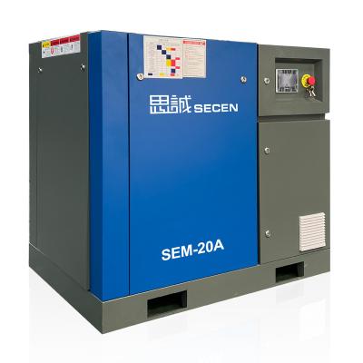 China Variable Speed 20hp Rotary Screw Compressor 15kw 8 Bar 20hp Air Compressor for sale