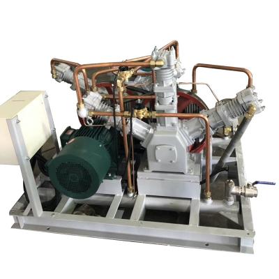 China Medical Oil Free Oxygen Compressor 200 Bar 60Nm3/H High Pressure Oxygen Compressor for sale