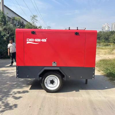 China IP23 /  IP54 Portable Mobile Screw Diesel Air Compressor For Mining for sale