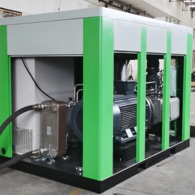 中国 110KW 150HP Oil Free Water Lubrication Low Noise Screw Type Air Compressor 販売のため