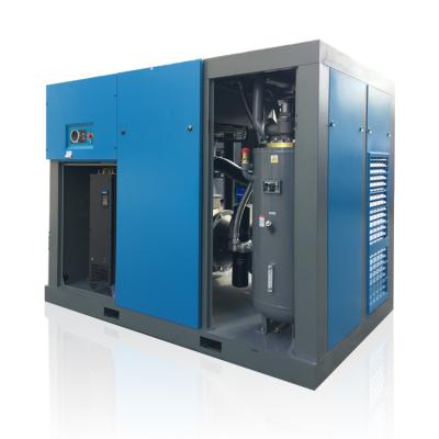 China Single Stage Fixed Speed Rotary Screw Air Compressors 350HP 250kw Big Capacity for sale