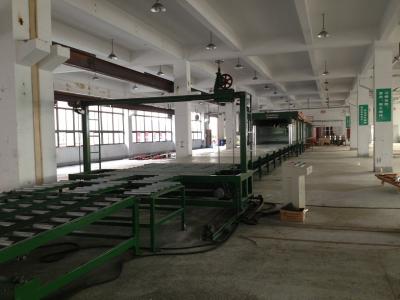 China Professional Full Automatic Sponge Production Line Horizontal Mattress Machine for sale