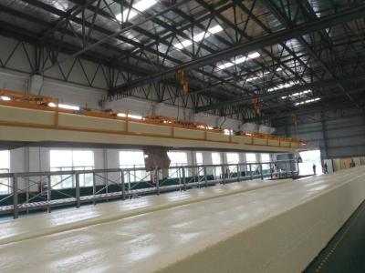 China Full Automatic Horizontal Continuous PU Foam Production Line Long Foam Crane Unit for sale
