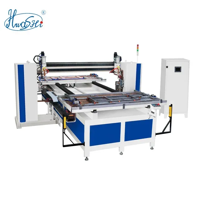 Hwashi Security Stainless Sheet Door Plate Multi-Point Automatic Mobile Type Spot Welding Machine, Sheet Metal Welder