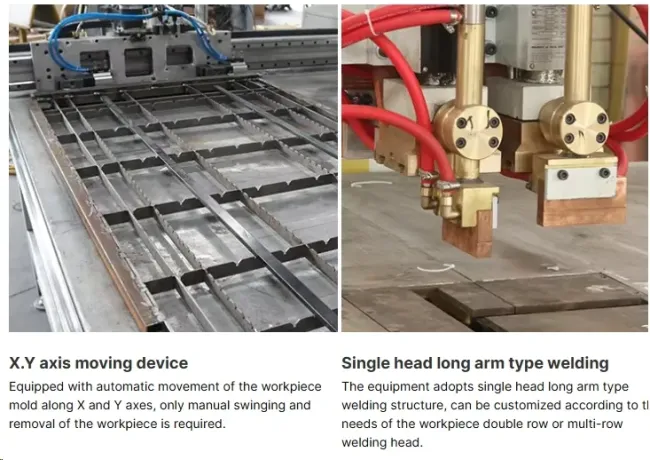Automatic CNC Rebar Mesh Welding Machine Wire Mesh Making Spot Welder Industrial Production Equipment Cage Wire Mesh Welded