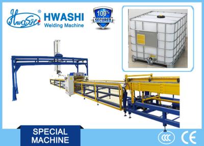 China IBC Tank Tubular Mesh Welding Machine 300A with Automatic Unloading System for sale
