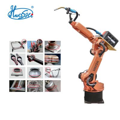 China 6 Axis Bike Frame Industrial Robotic Welding Machine With Automatic Welding Positioner for sale
