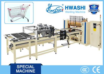 China HWASHI Multi-point Spot Wire Mesh Welding Machine for Supermarket Shelf Welding for sale