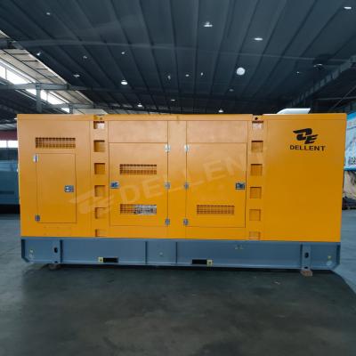 中国 DELLENT 682KW rated power silent of 6KTAA25-G32 diesel generator set 販売のため