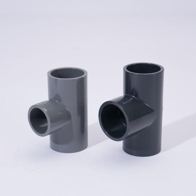 PVC Tee Fitting Product - Industrial irrigation component