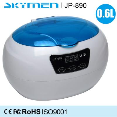 China Digital Timer Jewelry Ultrasonic Cleaning Machine , Ultrasonic Bath Cleaner 0.6L 35W for sale