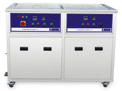 China Power Heater Dual Tanks Industrial Ultrasonic Cleaner Drying , ultrasonic cleaning equipment for sale